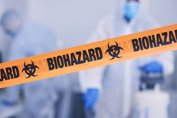 Professional Biohazard technician working in Titusville, FL